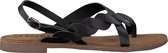 Lazamani Dames Sandalen - Zwart - Maat 37