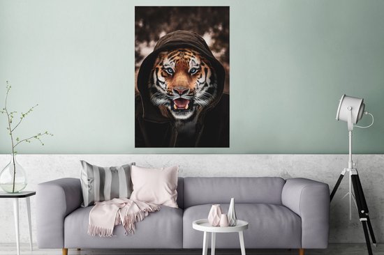 Tigre avec une capuche 80x120 cm