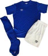 UMBRO - teamwear pack - short / T-shirt / sokken - koningsblauw - maat 152 cm