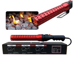 Elektrische BBQ Aansteker - BBQ Accesoires - One Minute Lighter - BBQ Starter - Looftlighter - Geschikt voor Houtskool en Briketten - Elektrische BBQ Aansteker - BBQ Accesoires - One Minute Lighter - BBQ Starter - Looftlighter - Geschikt voor Houtskool en Briketten -