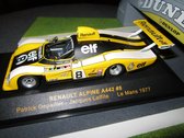 Renault Alpine A442 #8 (Geel) (12 cm) 1/43 IXO Models - Modelauto - Schaalmodel - Model auto - Miniatuurautos - Miniatuur auto - Max Verstappen - Race auto wagen