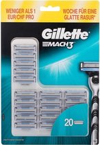 Gillette Mach3 - 20 stuks - Scheermesjes