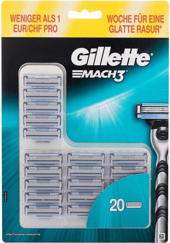 Gillette Mach3 - 20 stuks - Scheermesjes | bol.com