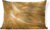 Sierkussens - Kussen - Een gouden achtergrond met glitters - 60x40 cm - Kussen van katoen