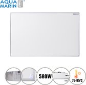 Aquamarin Infrarood Verwarming - Verwarmingspaneel - Verwarmingsplaat - Infrarood Verwarmingspaneel - Infrarood Heater - Aluminium - 2.2 X 70 X 60 CM - 580W