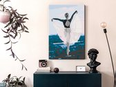 Doe-het-zelf op canvas schilderen - Ballerina Outdoor-40x60