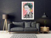 Artgeist - Schilderij - Geisha - Multicolor - 30 X 45 Cm
