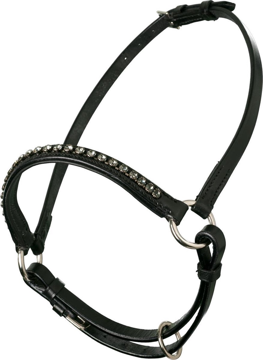MHS Showhalster Mon Cherie Zwart/Zwart mini jaarling (mt 2)