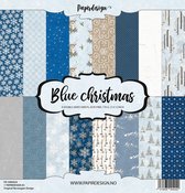 Blue Christmas 12x12 Inch Paper Pack (PD 2000424)