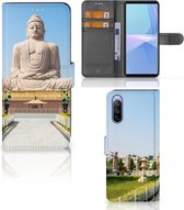 Smartphone Hoesje Sony Xperia 10 III Bookcase Boeddha