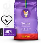 Husse Senior - Hondenvoer Droog, Hondenbrokken, Droogvoer, Hondenvoeding - 100% Natuurlijk - 12 kg