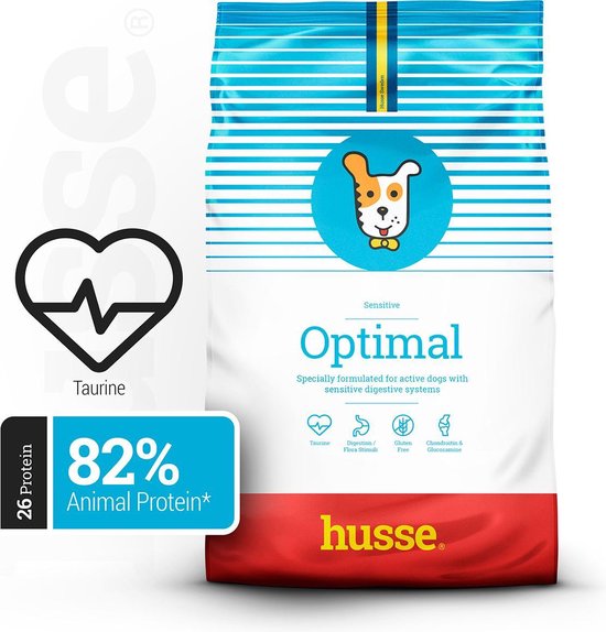 Husse Optimal Sensitive glutenvrij hondenvoer - 12,5 kg