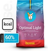 Husse Optimal Light - Hondenvoer Droog, Hondenbrokken, Droogvoer, Hondenvoeding - 100% Natuurlijk - 15 kg