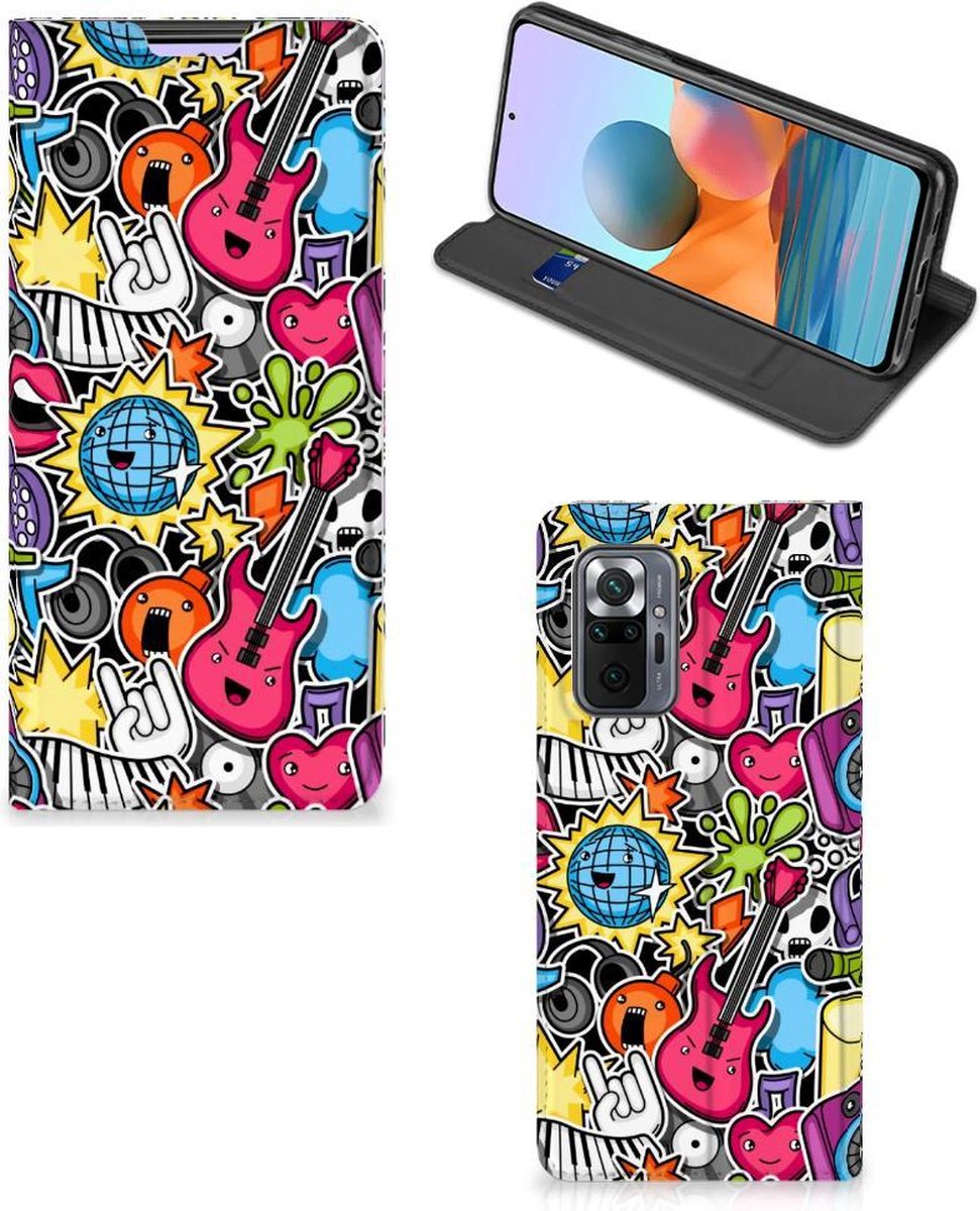 Xiaomi Redmi Note 10 Pro Hippe Standcase Punk Rock