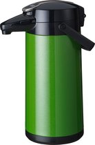 Bravilor Bonomat | Airpot Furento thermoskan met pomp dubbelwandig | RVS Groen 2.2L