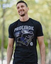 PRIDE or Die T-shirt Flying Knee Zwart maat XXL