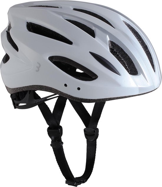 BBB Cycling Condor Fietshelm Volwassenen - MTB Helm & Racefiets helm - Wielrenhelm - Fietshelm Dames - Fietshelm Heren - Wit - Maat L - BHE-35