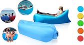 Airlounger - Zitzak - Relax Lounger - Lucht Zitzak - Opblaasbare Zitzak - Ligbed - Air Lounger - Strandbed - Campingbed - Outdoor - Indoor - Blauw - 160 x 60 cm