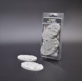 Temple Resin Bases Unpainted (2x 90mm Oval)