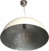 Pendantlamp Prazo - Wit/Zilver - 50 cm - E27 - Hanglamp - Designlamp