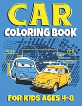 Car Coloring Book for Kids Ages 4-8