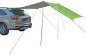 Auto luifel – Auto tarp – Carside tarp –Rooftop luifel – Rooftop tarp – Khaki – 300 x 150