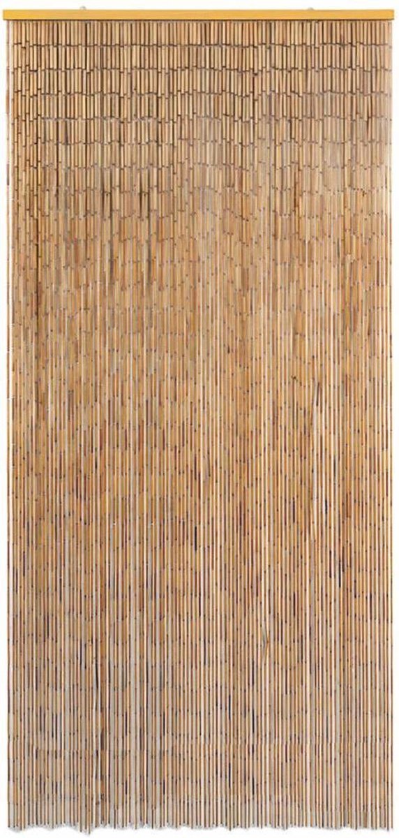 Dutchers® Vliegengordijn 100x220 cm bamboe - deurgordijn - bamboegordijn - kralengordijn deur van Dutchers — afbeelding 4