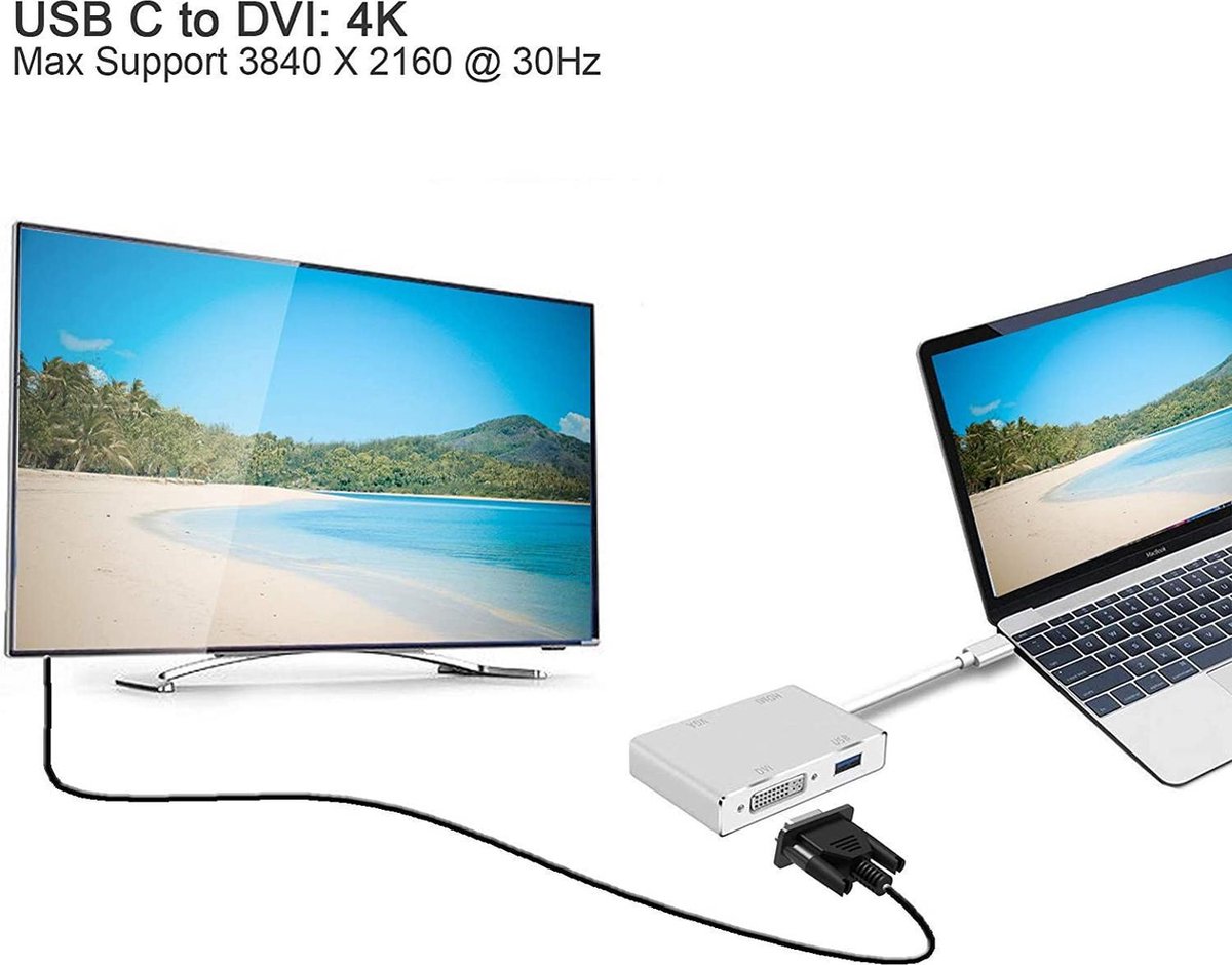 Achat adaptateur USB-C VGA / Convertisseur USB type C vers HDMI /  Transformateur USB-C DVI sur Montpellier - France - Dépannage et vente de  matériel informatique Juvignac - ASI Informatique