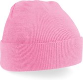 chapeau d'hiver rose classique| bonnet tricoté classique en 30 couleurs différentes| tricot à deux couches