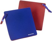 KitchenGrips - pannenlappen - set 2 stuks - neopreen - 18x18cm - blauw/rood