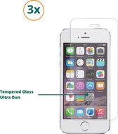 Fooniq Screenprotector 3x - Premium Line - Geschikt Voor Apple iPhone 5/5S/5C/SE 2016