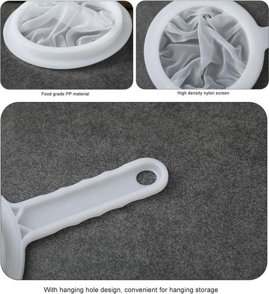Filtre En Maille D'acier Inoxydable écologique, Coupelle Filtrante Réutilisable  Noire, 3 Avec Cuillere 92230707