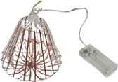 Hanglamp Decoratie - Glas - Rosé - Batterij - 10LED - 12 Ø cm