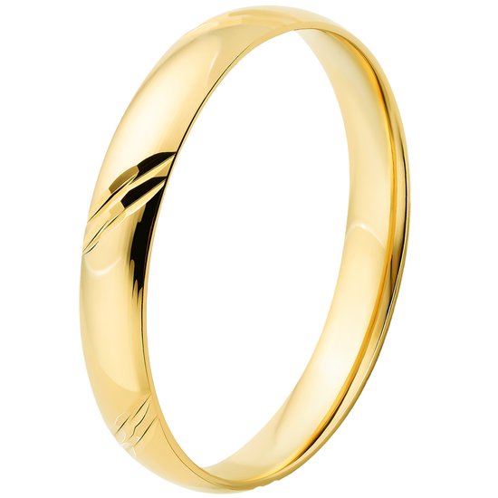 Orphelia Wedding Ring 9 ct - Yellow Gold OR9671
