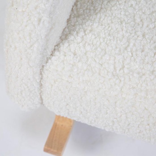 Childhome Schommelstoel - Teddy Ecru - Comfortabel & Stijlvol - Perfect voor Kinderen van Childhome — afbeelding 4