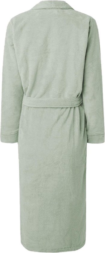 LINNICK Badjas Pure Velours - 100% Katoen - Vert Doux - Taille XL - Badjas Femme - Badjas Homme