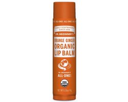 Dr. Bronner's Lippenbalsem Orange Ginger Organic Lip Balm - Duurzaam - Lipverzorging - Lippenbalsem