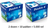 Kopieerpapier Double A Everyday - A4 70gr - FSC - hagelwit - 10 x 500 vel (2 dozen)