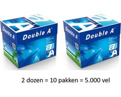 Kopieerpapier Double A Everyday - A4 70gr - FSC - hagelwit - 10 x 500 vel (2 dozen)