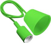 GTV Minio Hanglamp - Groen - met E27 fitting | max. 60W | 100 cm kabel | werkt met alle soorten lampen