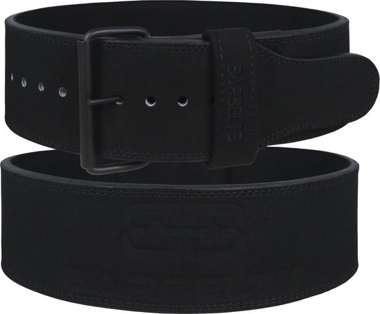 Barbelts powerlift riem 10mm - weightlifting belt - zwart â€“ XL | bol.com