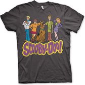 Scooby Doo The Whole Crew distressed Heren T-shirt M