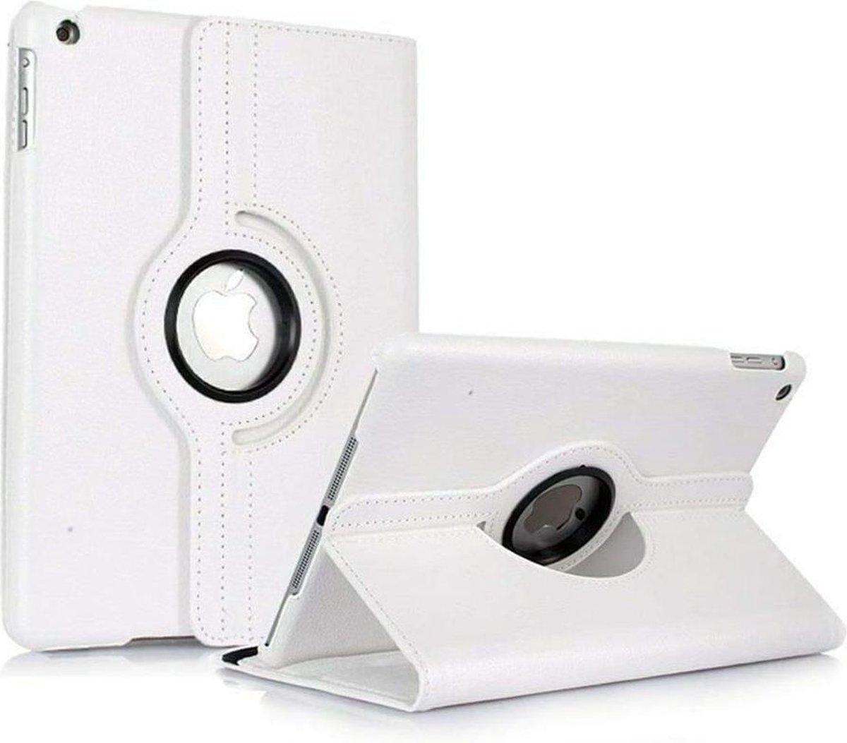 Hoes geschikt voor Apple iPad 10.2 (2019 / 2020) 360° Draaibare Hoes - Wit