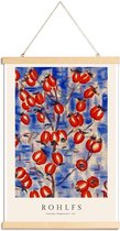 JUNIQE - Posterhanger Rohlfs – Rosehips (Hagebutten, 1915) -20x30