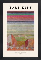 JUNIQE - Poster in houten lijst Klee - View into the Fertile Country