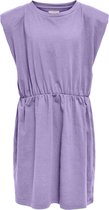 KIDS ONLY KONAMY PADDED SHOULDER SOLID S/L DRESS Meisjes Jurk- Maat 164