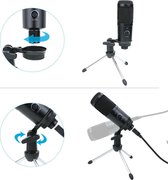 WiseGoods Premium Microfoon met Tripod Standaard - Zingen, Gaming & Streaming - USB Audiokabel - Shockmount - BM 800