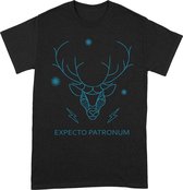 Harry Potter - Expecto Patronum - Black - T-Shirt M