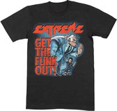 Extreme Heren Tshirt -L- Get The Funk Out Bouncer Zwart