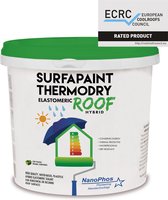 Nanoprofs - Surfapaint ThermoDry Roof - Warmtebeschermer - Isolerende werking - Milieuvriendelijk - Coating - Verminderd waterabsorptie - Energiebesparend - Dekt scheuren - Warmtewerend - 10 